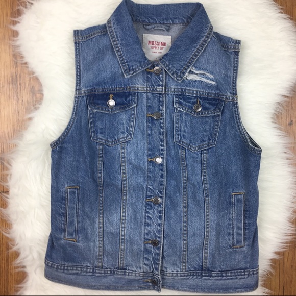 Mossimo Supply Co. Jackets & Blazers - Denim button up vest
